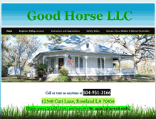 Tablet Screenshot of goodhorse-llc.com